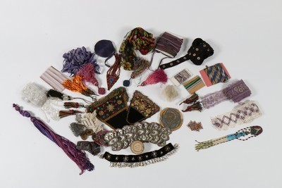 Lot 191 - A large and interesting group of trimmings,...