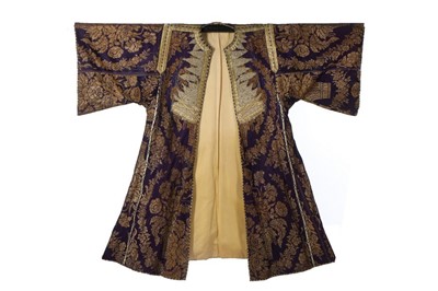 Lot 424 - A fine brocaded robe, Moroccan, early 20th...