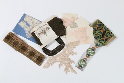 Lot 192 - A large and interesting group of lace...