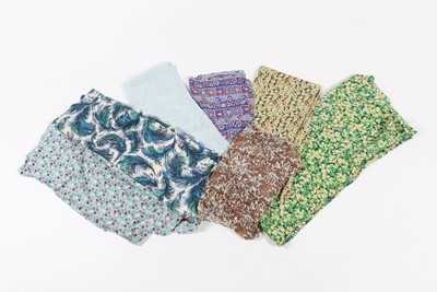 Lot 193 - A group of interesting dress fabrics, dating...