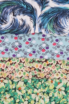 Lot 193 - A group of interesting dress fabrics, dating...