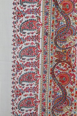 Lot 196 - Two printed Paisley design shawls, comprising:...