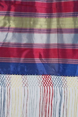 Lot 196 - Two printed Paisley design shawls, comprising:...