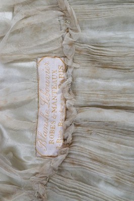 Lot 200 - A Blanche Lebouvier lace and embroidered wool...