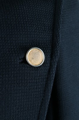 Lot 202 - A Courreges black wool suit, circa 1969, Paris...