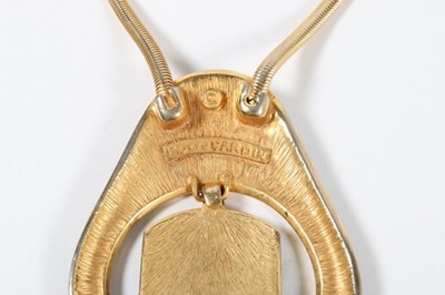 Lot 205 - A Pierre Cardin enamelled necklace, late 1960s,...