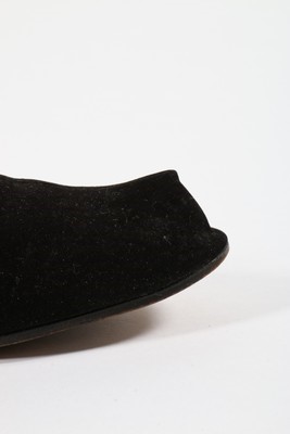 Lot 207 - Two pairs of shoes, comprising mid 1940s black...