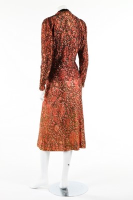 Lot 217 - Four 1930s dresses, including Jeanne Lanvin...