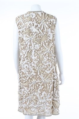 Lot 219 - An Alberto Fabiani couture black wool crepe...