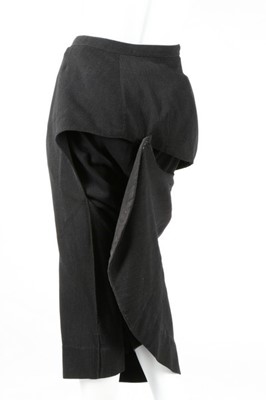 Lot 228 - A steel-grey wool riding habit, comprising:...