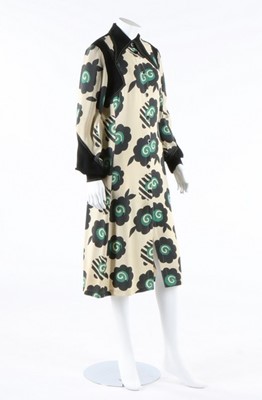 Lot 236 - An Ossie Clark/Celia Birtwell floral moss...