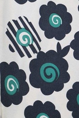 Lot 236 - An Ossie Clark/Celia Birtwell floral moss...