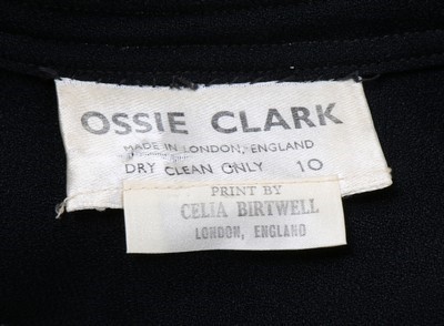 Lot 236 - An Ossie Clark/Celia Birtwell floral moss...