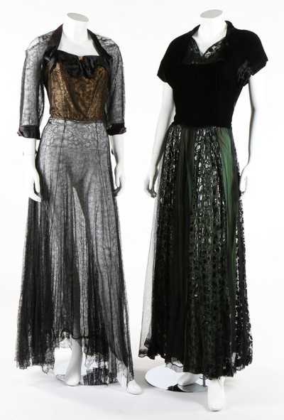 Lot 242 - A group of black evening wear, mainly...