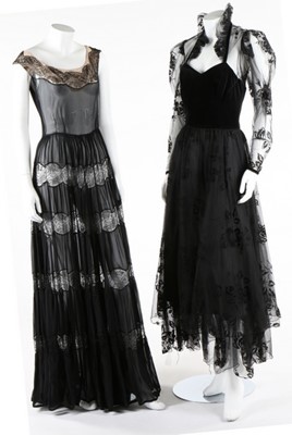 Lot 242 - A group of black evening wear, mainly...