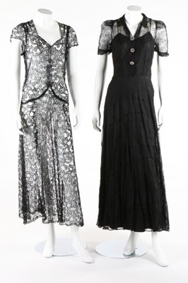 Lot 242 - A group of black evening wear, mainly...