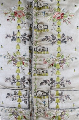 Lot 247 - A gentleman's embroidered waistcoat, circa...