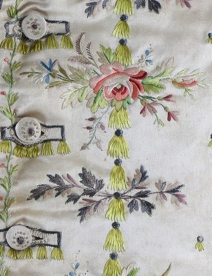 Lot 247 - A gentleman's embroidered waistcoat, circa...