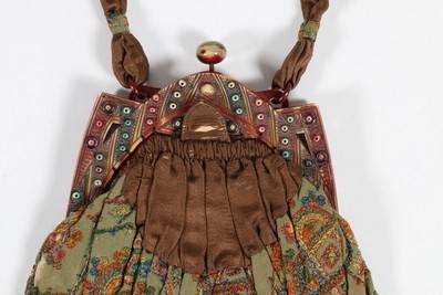 Lot 252 - Six evening purses, 1920s-30s, with decorative...