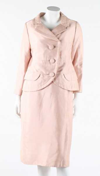 Lot 257 - A Christian Dior London pale pink silk...
