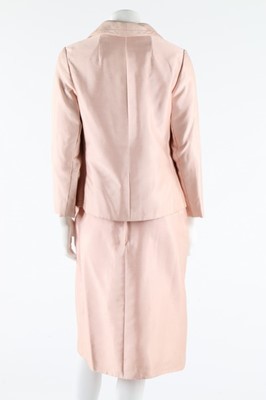 Lot 257 - A Christian Dior London pale pink silk...