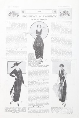 Lot 258 - The Tatler magazine, 1918-22, thirteen issues...