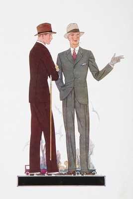 Lot 279 - Menswear fashion magazines and illustrated...