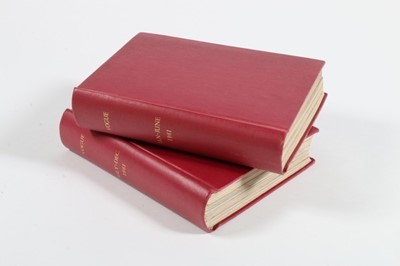 Lot 283 - British Vogue, 1961, complete run bound in two...