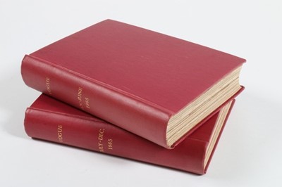 Lot 284 - British Vogue, 1965, complete run bound in two...