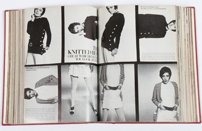 Lot 285 - British Vogue, 1967, complete run bound in two...