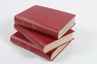 Lot 285 - British Vogue, 1967, complete run bound in two...