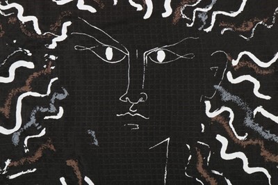 Lot 288 - An Ascher art square - Jean Cocteau 'Visage',...
