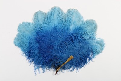 Lot 309 - Three ostrich feather fans, late 20s-early 30s,...