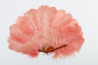 Lot 309 - Three ostrich feather fans, late 20s-early 30s,...