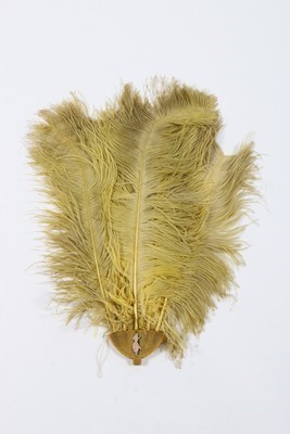 Lot 309 - Three ostrich feather fans, late 20s-early 30s,...