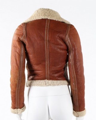 Lot 322 - A Vivienne Westwood tan sheepskin aviator...