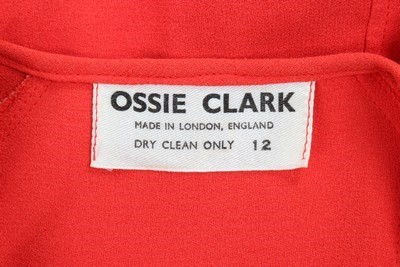 Lot 141 - An Ossie Clark/Celia Birtwell printed chiffon...
