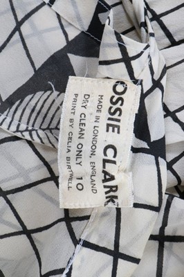 Lot 141 - An Ossie Clark/Celia Birtwell printed chiffon...