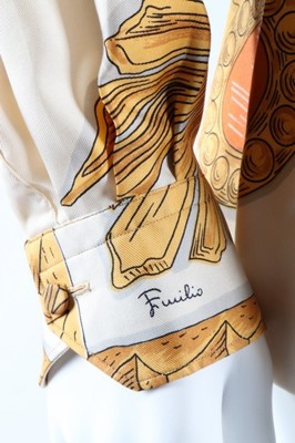 Lot 19 - A Pucci printed silk blouse and matching...