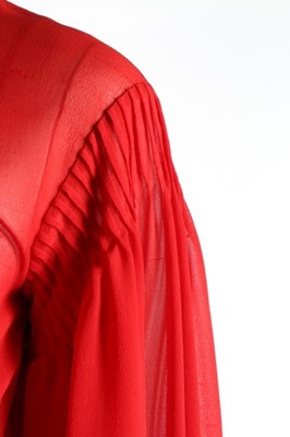 Lot 100 - A Marc Bohan for Christian Dior couture red...