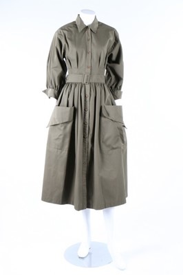 Lot 37 - A Thea Porter brocaded cotton dress, mid 1970s,...