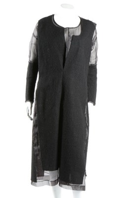 Lot 363 - A Yohji Yamamoto hound's tooth checked coat,...