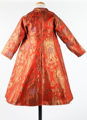 Lot 458 - A woman's coat of Russian brocade, Bukharan,...