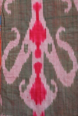 Lot 458 - A woman's coat of Russian brocade, Bukharan,...