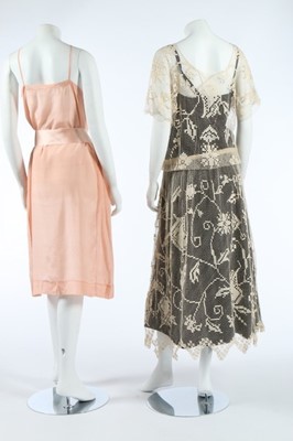 Lot 36 - A printed chiffon evening gown, mid 1930s, the...