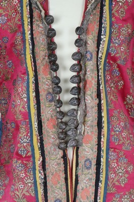 Lot 437 - A jacket of Persian brocaded satin, 19th...