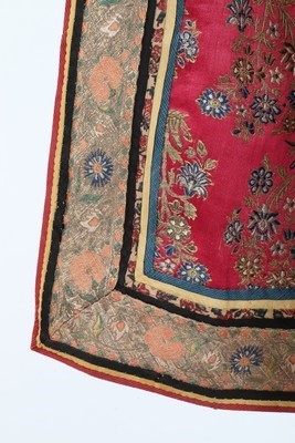 Lot 437 - A jacket of Persian brocaded satin, 19th...