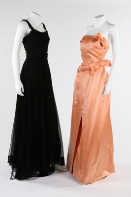 Lot 90 - A group of evening dresses, 1950s-60s, six...