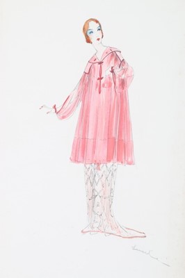 Lot 23 - Lucile studio fashion sketches, circa 1916-19,...