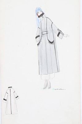 Lot 23 - Lucile studio fashion sketches, circa 1916-19,...